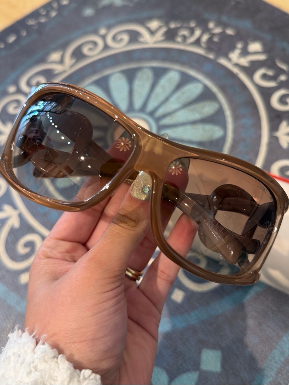 Jimmy Choo Brown Sunglasses